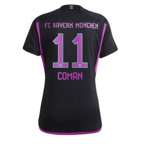 Bayern Munich Kingsley Coman #11 Koszulka Wyjazdowych Kobiety 2023-24 Krótki Rękaw